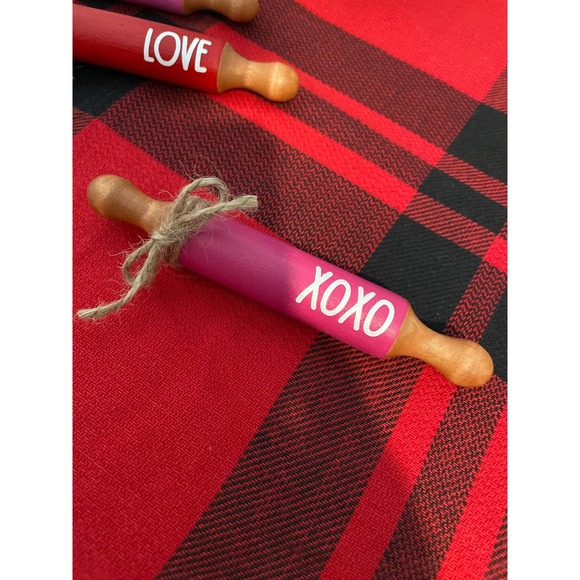 ⤵️🆕Valentine’s Day Mini Rolling Pins,  Farmhouse  Decor, Valentine’s Decor - Picture 6 of 11
